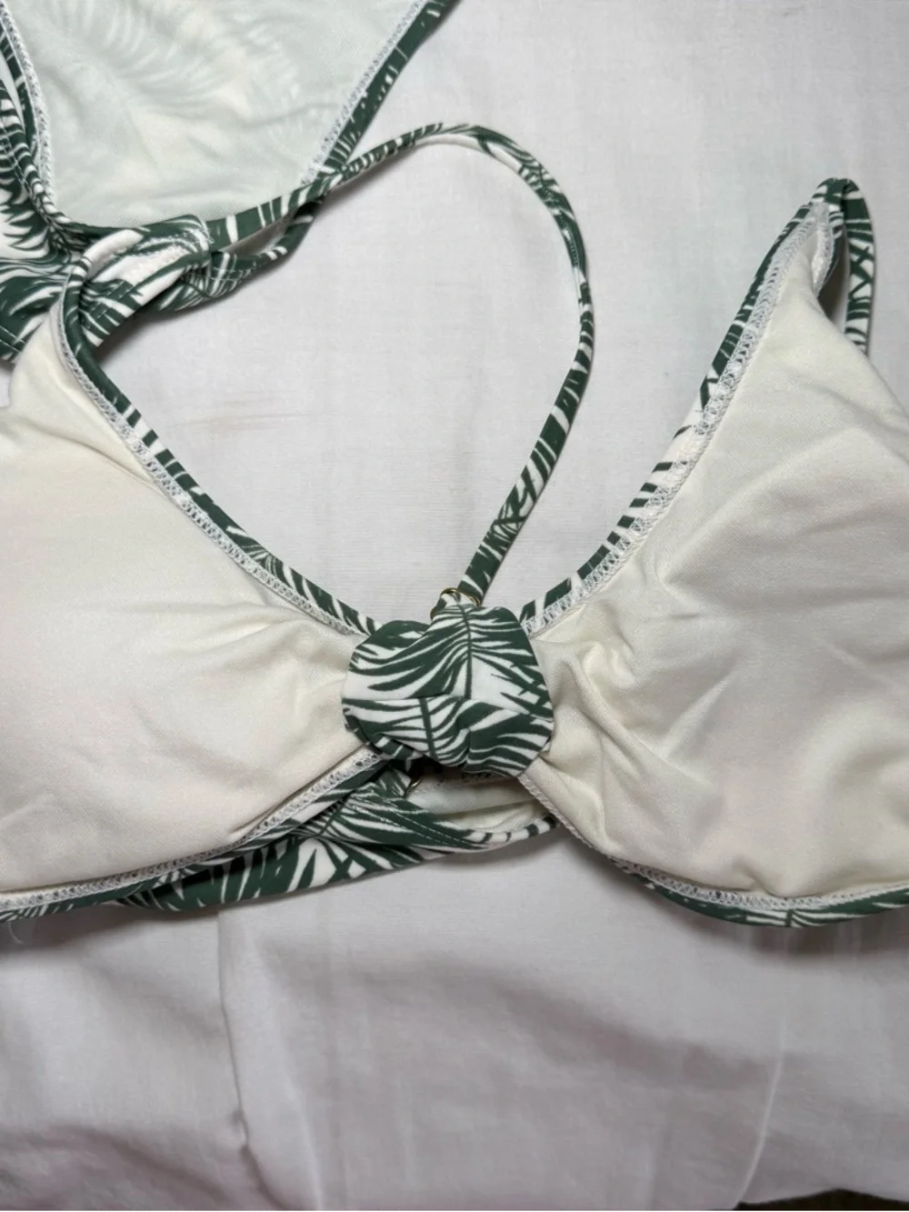 NWT Cabana Del Sol 2 Piece Bikini Swimsuit Large Tropical Floral Beach Pool New